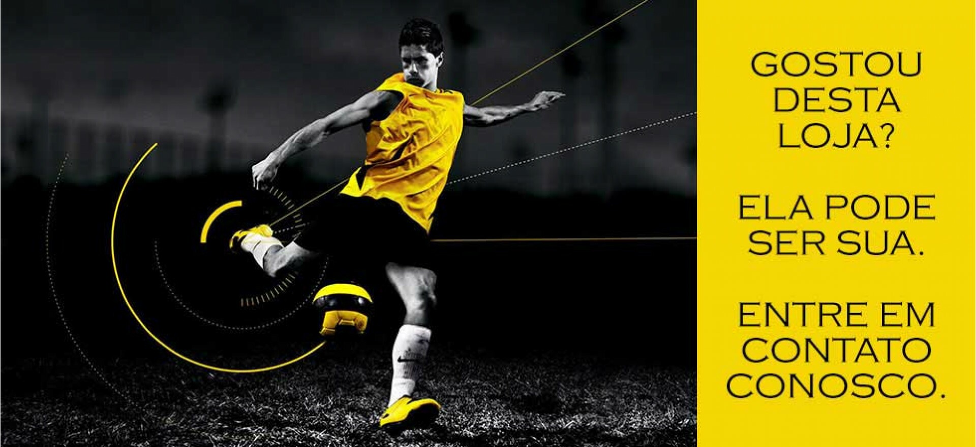 banner bola de futebol